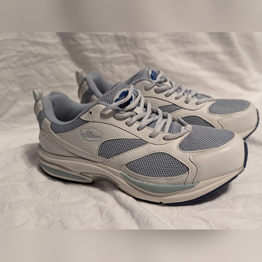 Dr. Comfort Victory Plus 3350 Sneaker White‎ Blue Comfort Footwear Size 9